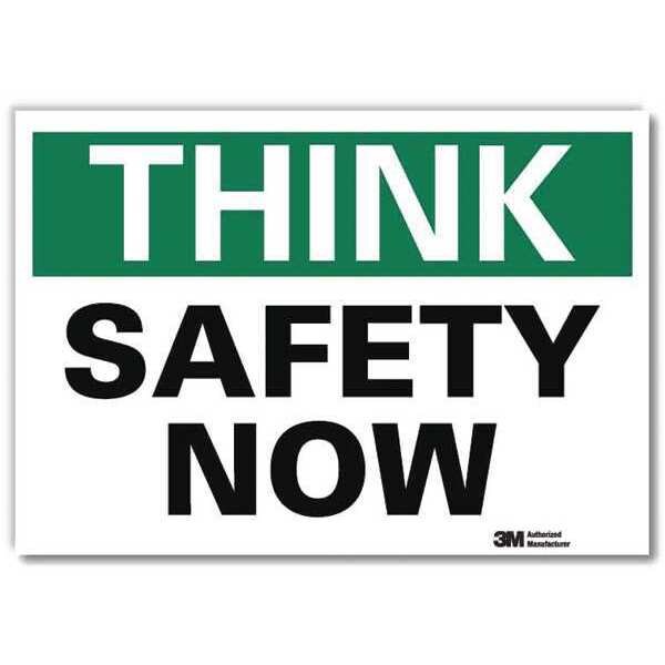 Safety Decal, 10 in H, 14 in W, Reflective Sheeting, English, U7-1335-RD_14X10