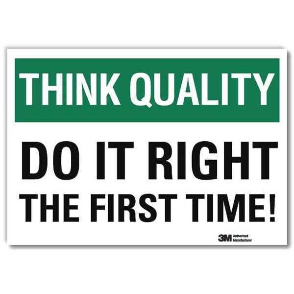 Safety Decal, 10 in H, 14 in W, Reflective Sheeting, English, U7-1311-RD_14X10