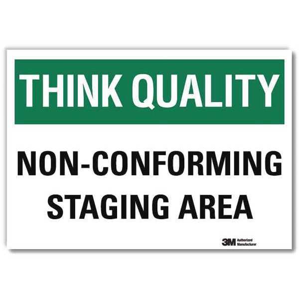Safety Decal, 7 in H, 10 in W, Reflective Sheeting, Vertical Rectangle, English, U7-1317-RD_10X7