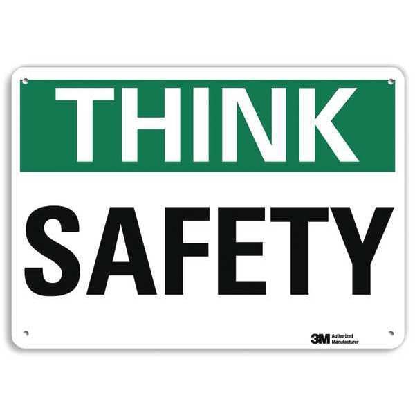 Safety Sign, 7 in Height, 10 in Width, Aluminum, Vertical Rectangle, English, U7-1327-RA_10X7