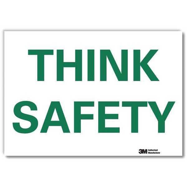 Safety Decal, 10 in H, 14 in W, Reflective Sheeting, English, U7-1328-RD_14X10