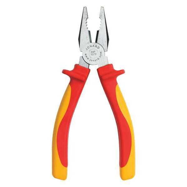 7 1/4 in Linemans Plier High Leverage, Steel