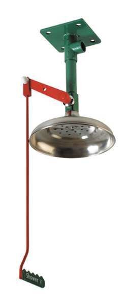 Emergency Shwr, Ver, Ceiling Plate, 26inL