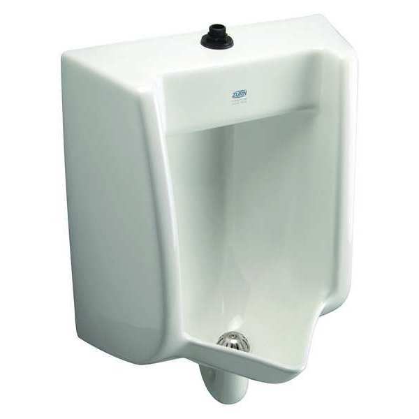 Siphon Jet Urinal, 0.125 gpf, Wall Mount, Color/Finish: White