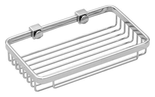 Shower Basket, 8 In W, SS, Polished