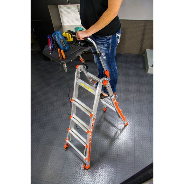 Tray and Hand Rail, Polypropylene, 25 lb.