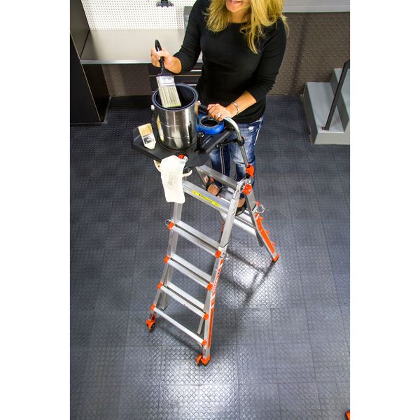 Tray and Hand Rail, Polypropylene, 25 lb.
