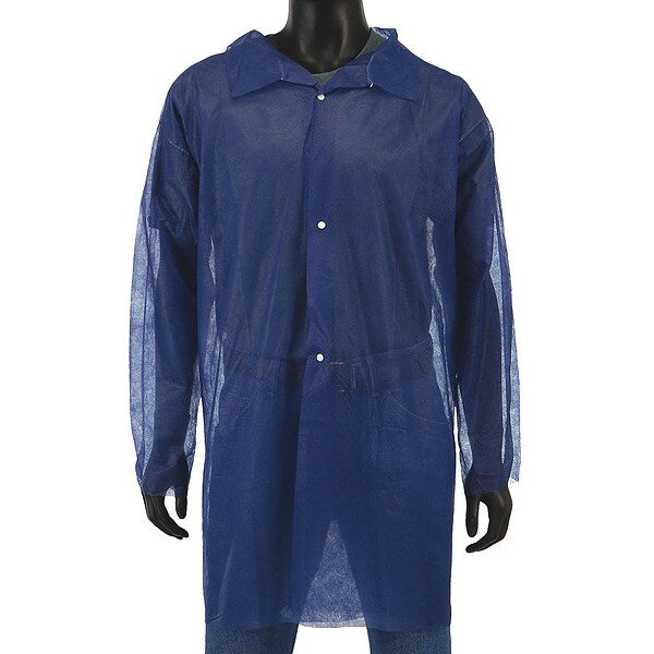 Disposable Lab Coat, 3XL, PP, 22g, PK30