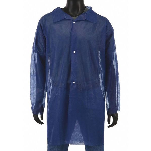 Disposable Lab Coat, 4XL, PP, 22g, PK30