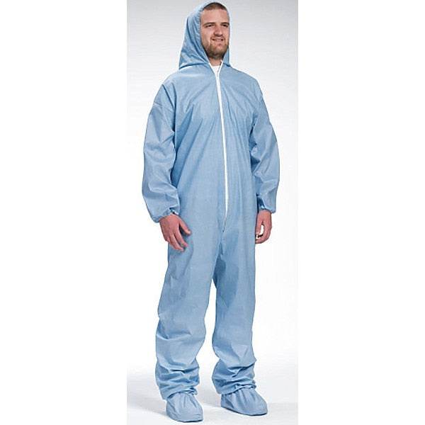 Coverall, Blue, Zipper