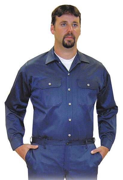 Flame-Resistant Collared Shirt, 8 oz.