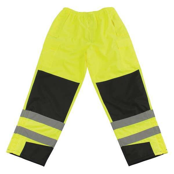 High Visibility Pants, 52 in., Lime/Yellow