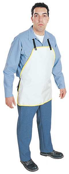 Flame-Resistant Apron, Yellow, 24 in. L