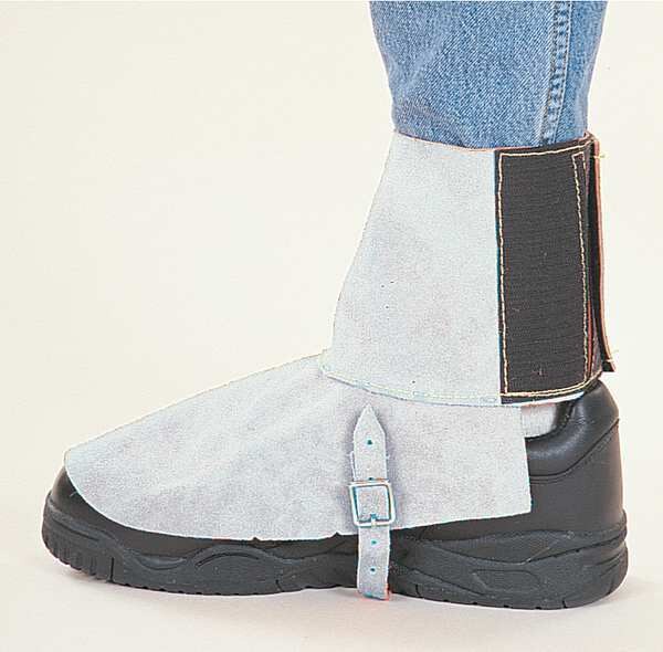 Spats, Leather, Adjustable Ankle Straps, PR