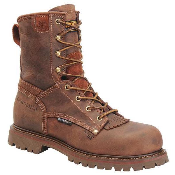 Size 11 Men's 8 in Work Boot Composite Work Boot, Brown