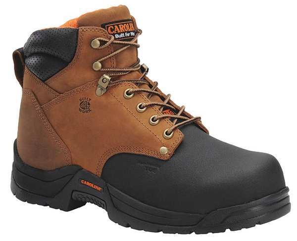 Size 9 Men's 6 in Work Boot Composite Work Boot, Brown