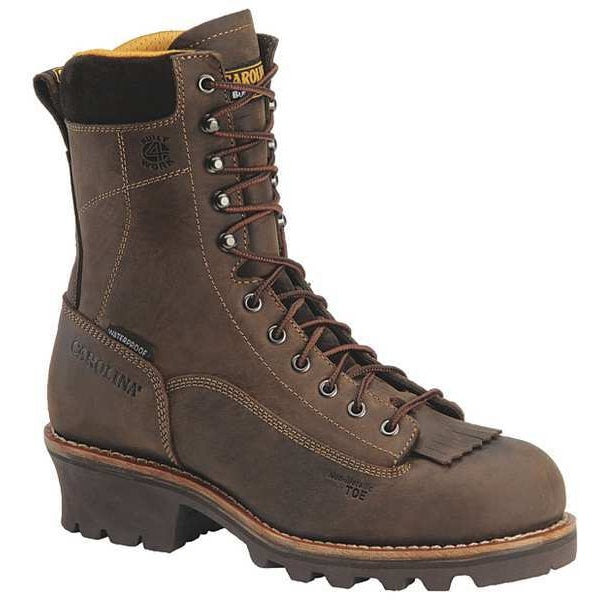 Size 9EE Men's Logger Boot Composite Work Boot, Brown