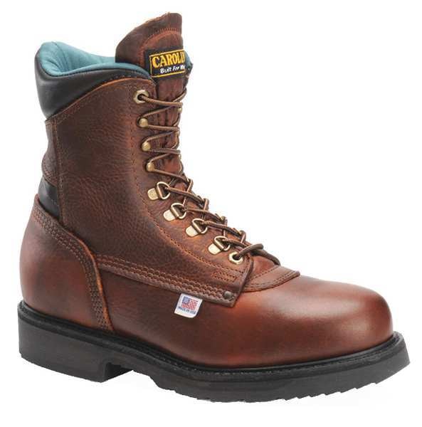 Size 6 Men's 8 in Work Boot Steel Work Boot, Brown
