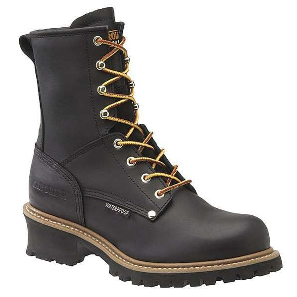 Work Boots, Mens, 11, EE, Welted, 8inH, Blk, PR