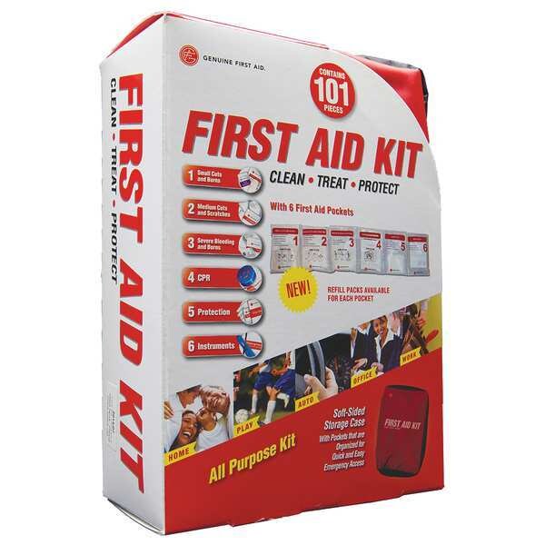 Bulk First Aid kit, Nylon, 10 Person