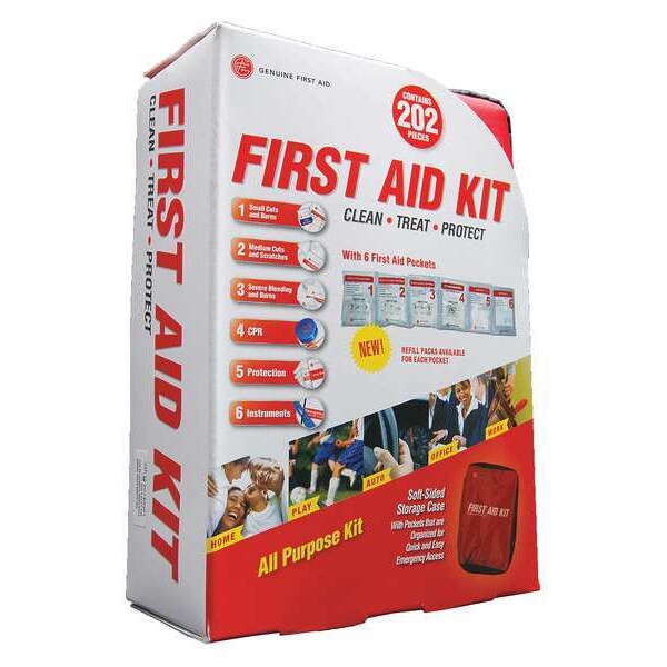 Bulk First Aid kit, Nylon, 25 Person