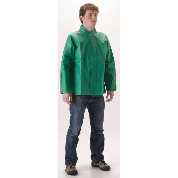 Chemical Splash Jacket, L, PVC/Polyester