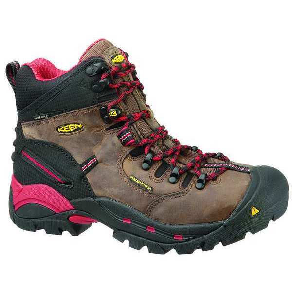 Size 7 EE Men's Hiker Boot Steel Work Boot, Brown