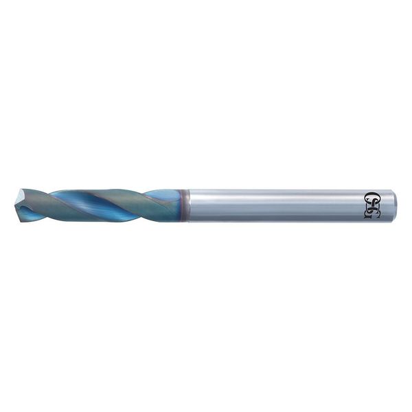 Screw Machine Drill Bit, 1/4 in Size, 140  Degrees Point Angle, Solid Carbide, WD1 Finish
