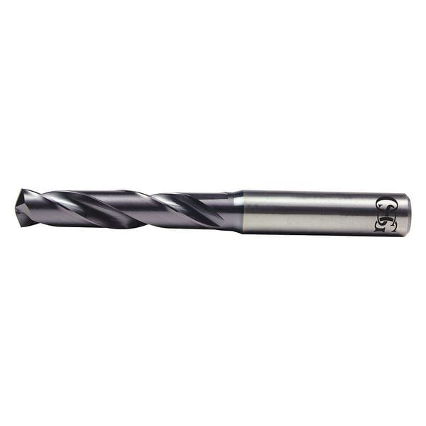 Screw Machine Drill Bit, #13 Size, 140  Degrees Point Angle, Solid Carbide, TiAlN Finish