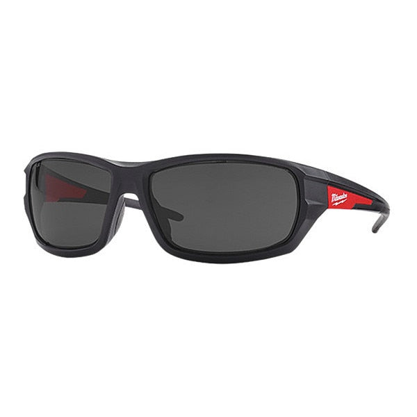 Safety Glasses, Wraparound Smoke Polycarbonate Lens, Anti-Fog, Scratch-Resistant, 12PK