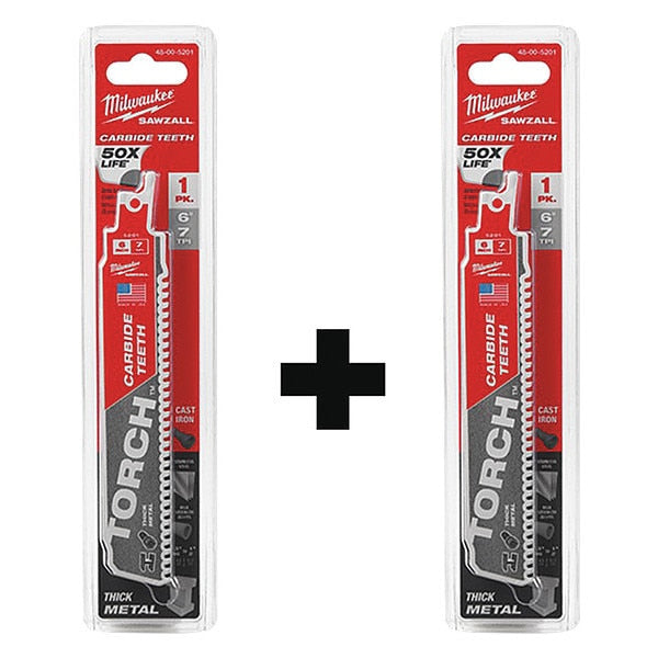 Reciprocating Saw Blade Set, Thick Metal