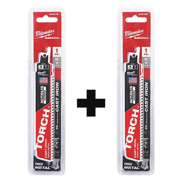 Reciprocating Saw Blade Set, Thick Metal
