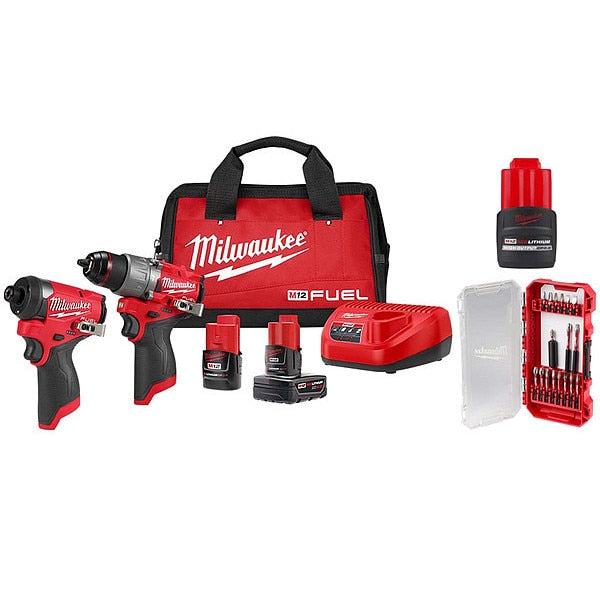 Combo Kit, 12V, 2.1 lb, Li Ion Battery