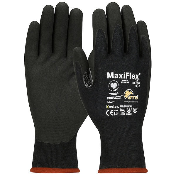 Gloves, XL, MaxiFlex Cut Resistant, PK12