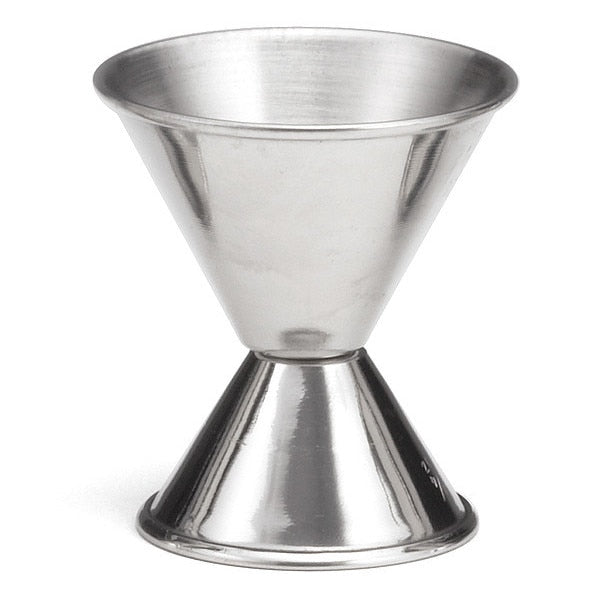 Jigger W/Capacity Stmpng, SS, .75OZ/1.5OZ