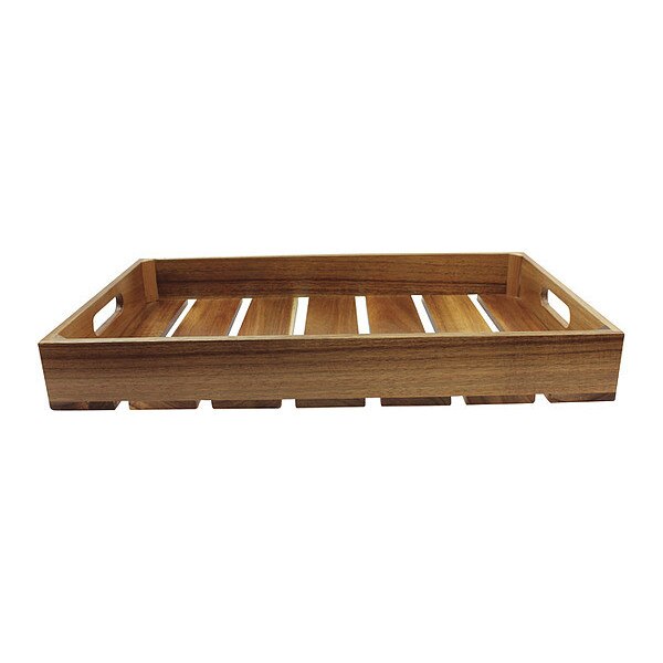 Gastro Serving/Display Crate, Acacia, 1:1