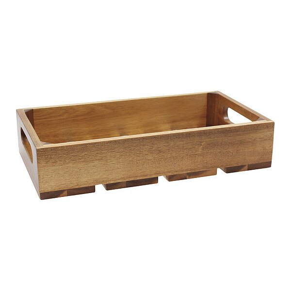 Gastro Serving/Display Crate, Acacia, 1:3