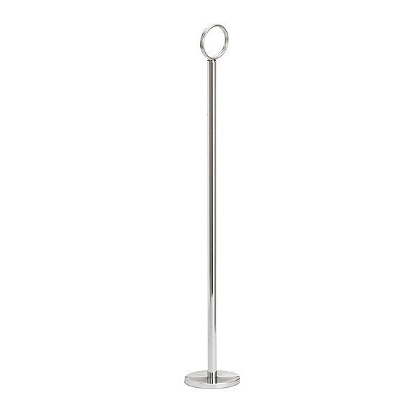 Chrome Plated Metal, Flat Bottom, 18