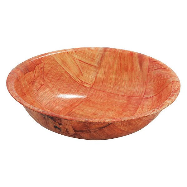 Woven Wood Round Bowl, 18