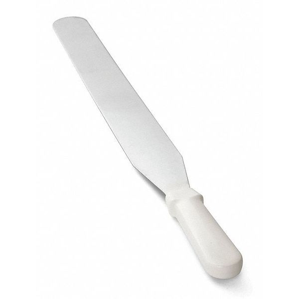 Icing Spatula, SS, Wht Plst Handle, 14