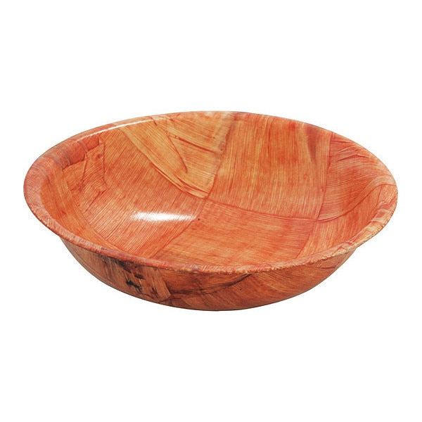 Woven Wood Round Bowl, 16