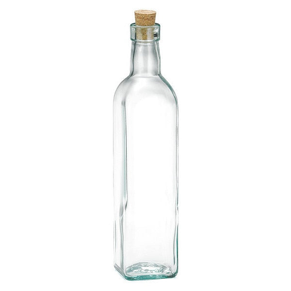 Prima Bottle W/Cork Stopper, 16OZ