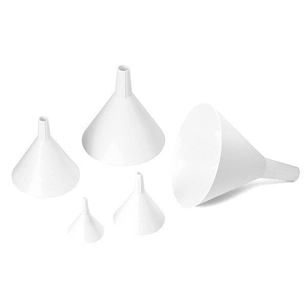 Wht Plst Funnel Set, 2, 3, 4, 5, 6