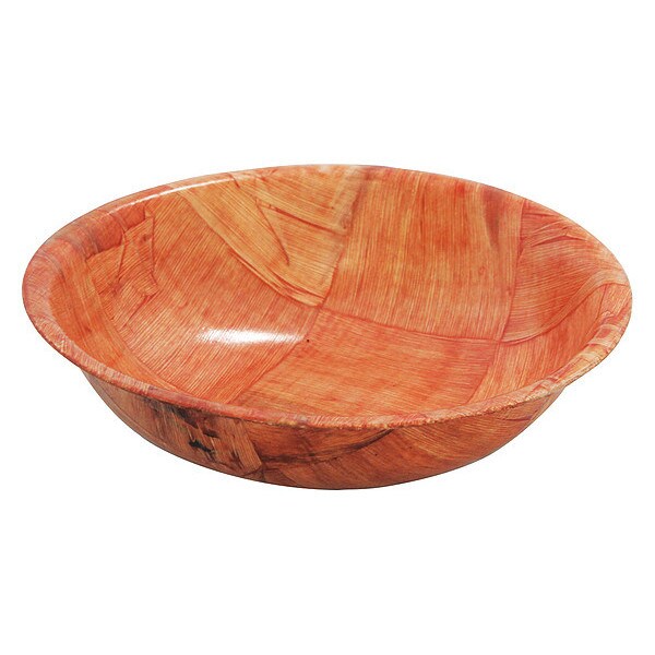 Woven Wood Round Bowl, 20