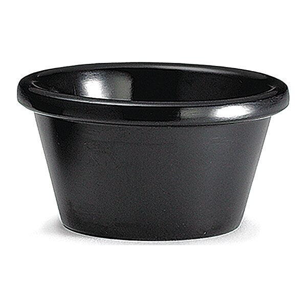 Plain Ramekin, Melamine, Black, 3 OZ