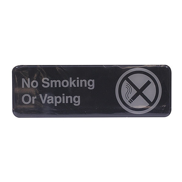 Compliant Plst Sign, No Smk/Vap, 3