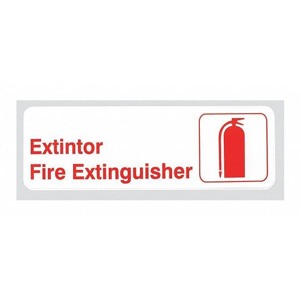 Multi-Lingual Plst Sign, Extintor, 3