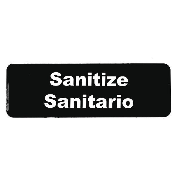 Multi-Lingual Plst Sign, Sanitize3