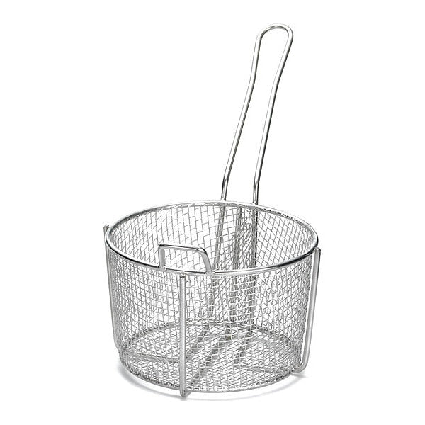 Round Cooking Basket, SS, 8.25