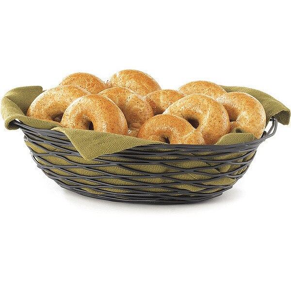 Artisan Oval Basket, Blk, 12
